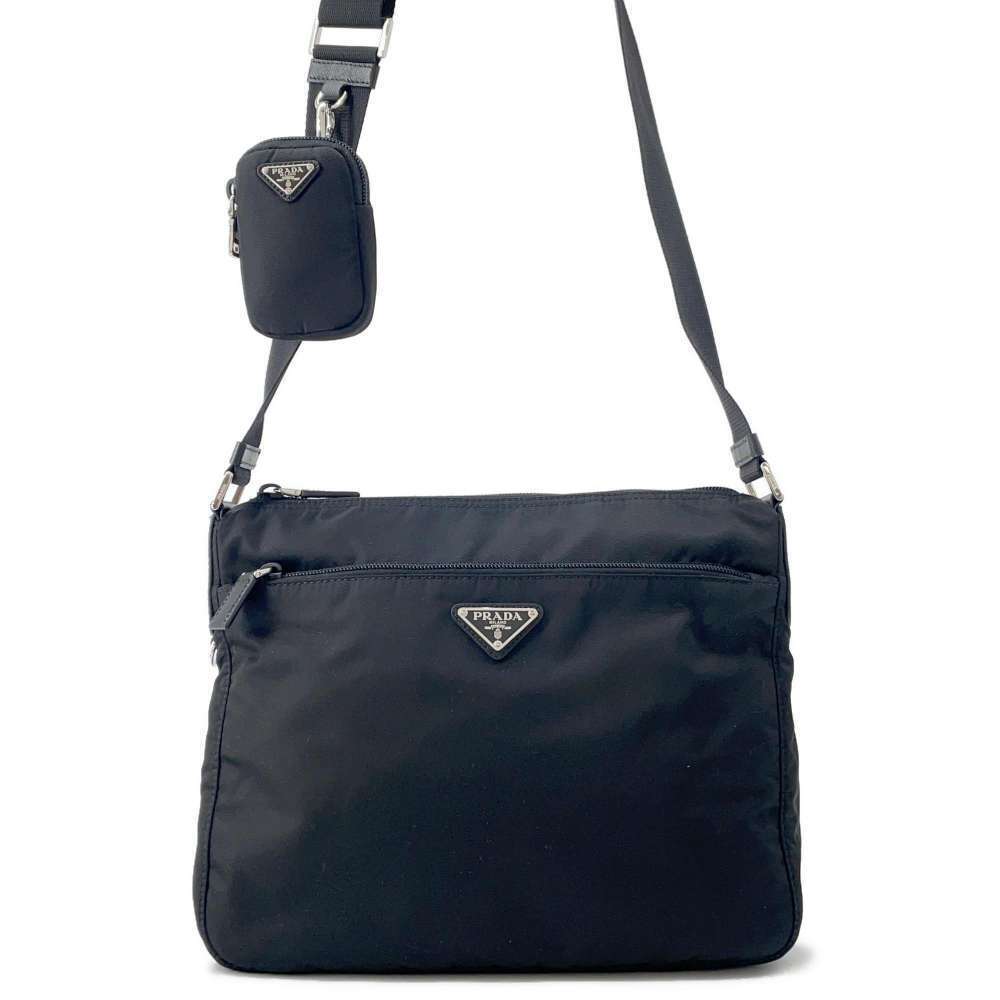 Prada Shoulder Bag Black Pouch